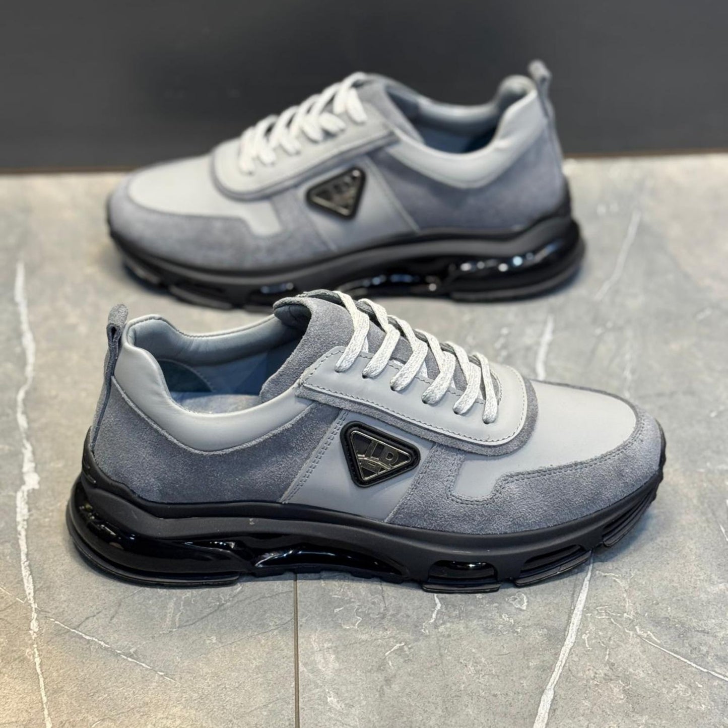 2027 Süet Hakiki Deri Erkek Sneakers