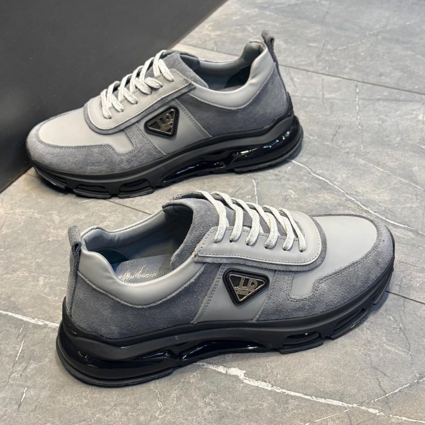 2027 Süet Hakiki Deri Erkek Sneakers