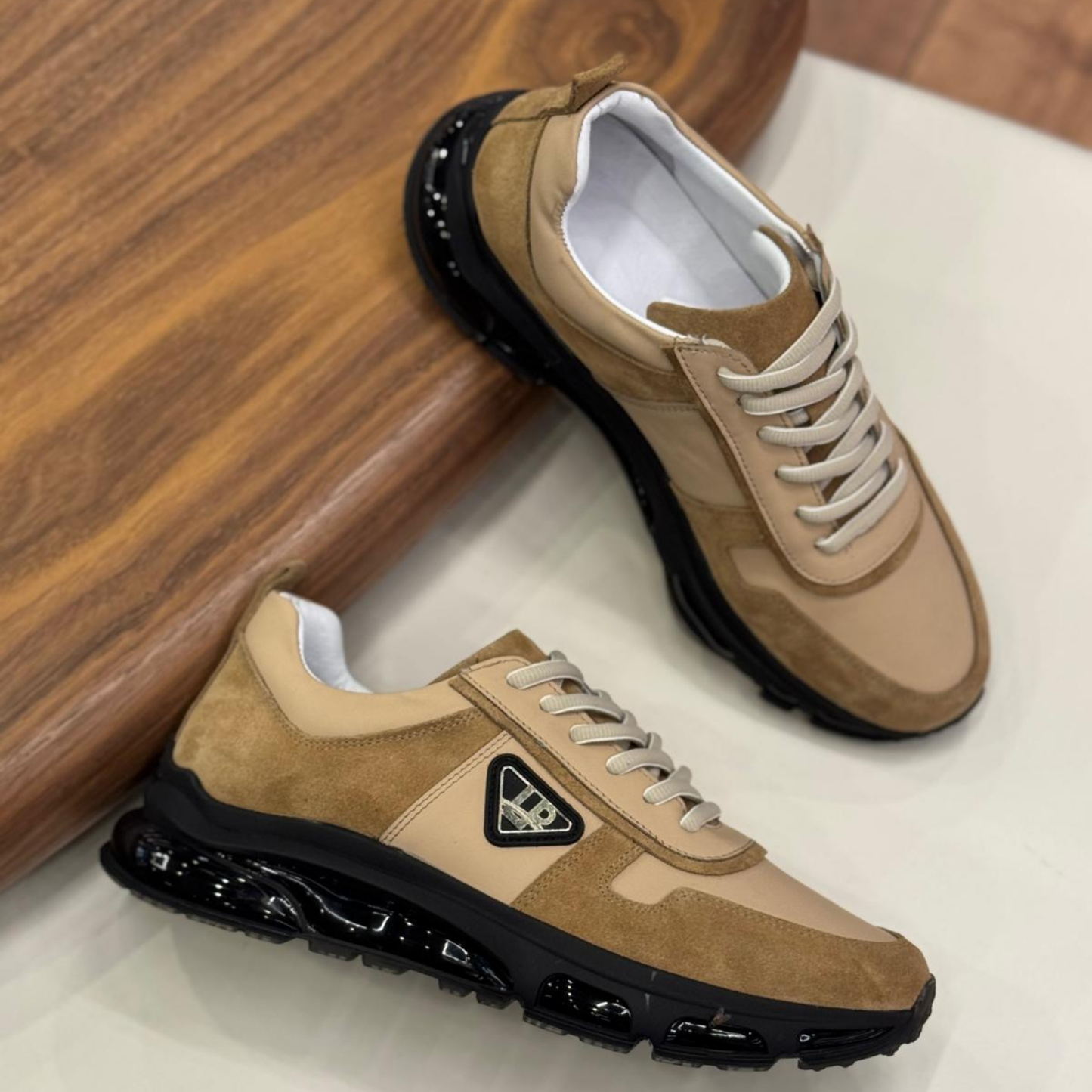 2027 Süet Hakiki Deri Erkek Sneakers