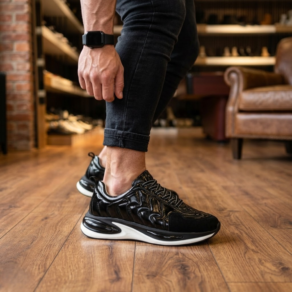 2018 Hakiki Deri Erkek Sneakers
