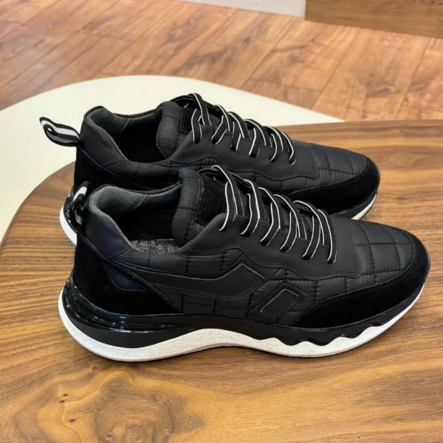 1091 Paraşüt Hakiki Deri Erkek Sneakers