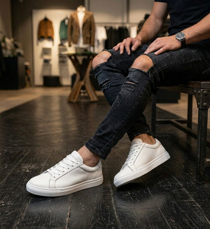 4253 Hakiki Deri Sneakers