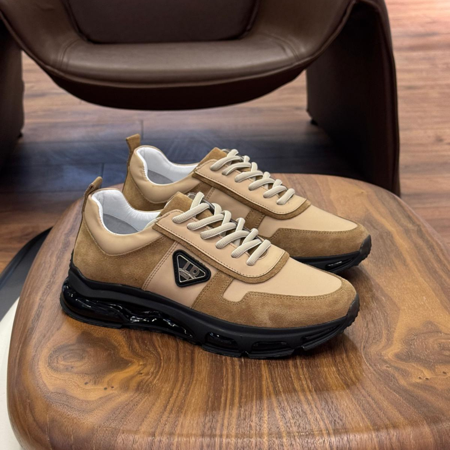 2027 Süet Hakiki Deri Erkek Sneakers