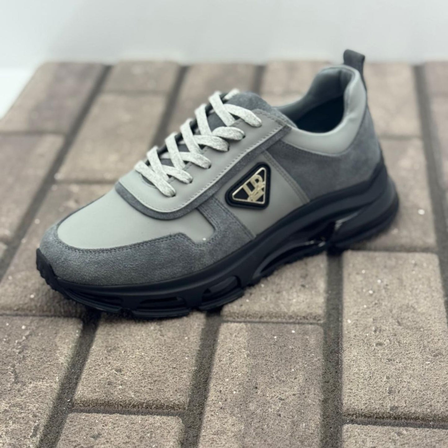 2027 Süet Hakiki Deri Erkek Sneakers