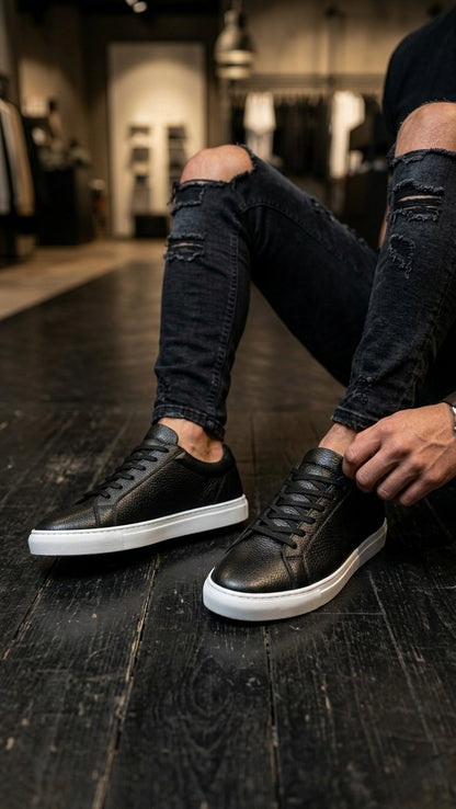 4253 Hakiki Deri Sneakers