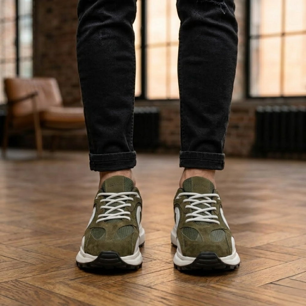 2012 Hakiki Deri Erkek Sneakers