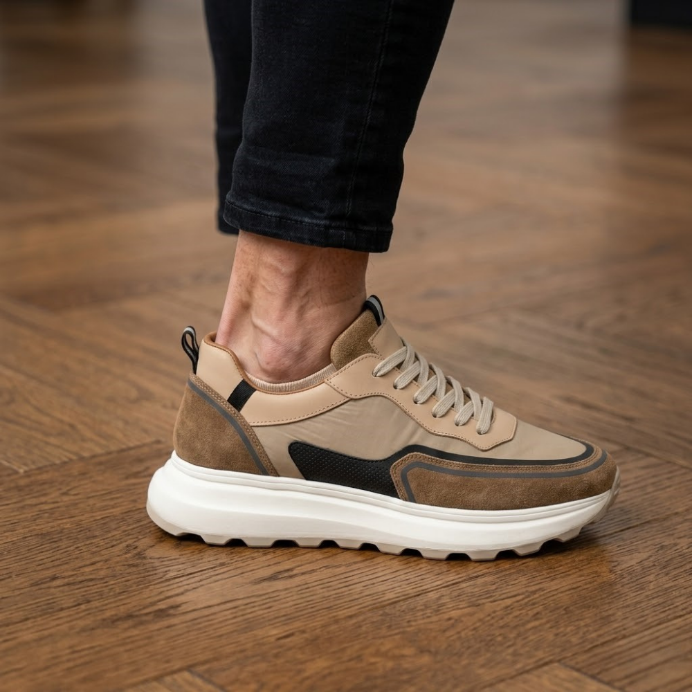 2028 Hakiki Deri Erkek Sneakers Eva