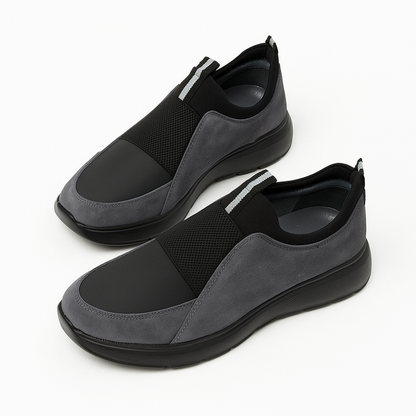 1106 Siyah Hakiki Deri Erkek Sneakers