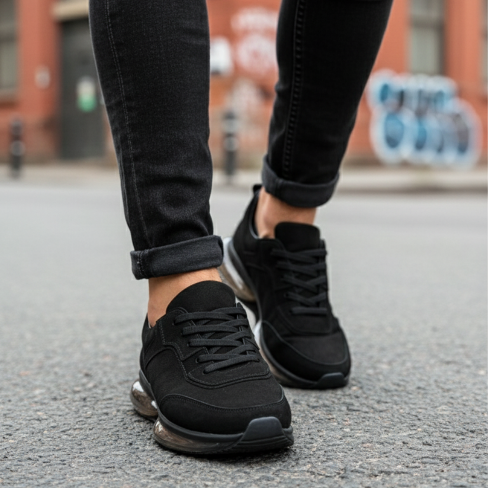 10000 Nubuk Hakiki Deri Erkek Sneakers