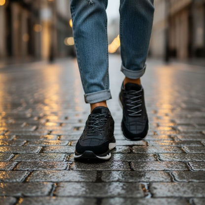 1091 Paraşüt Hakiki Deri Erkek Sneakers