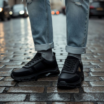 2027 Süet Hakiki Deri Erkek Sneakers