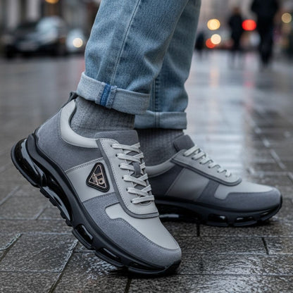 2027 Süet Hakiki Deri Erkek Sneakers