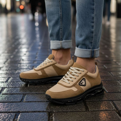 2027 Süet Hakiki Deri Erkek Sneakers